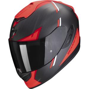 Casque intégral Scorpion EXO-1400 EVO Carbon Air Kendal noir-rouge