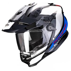 Casque moto enduro SCORPION ADF-9000 AIR Trail noir-bleu-blanc