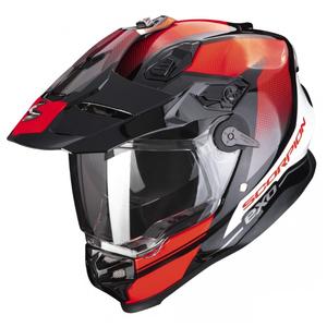 Casque moto enduro SCORPION ADF-9000 AIR Trail noir-rouge