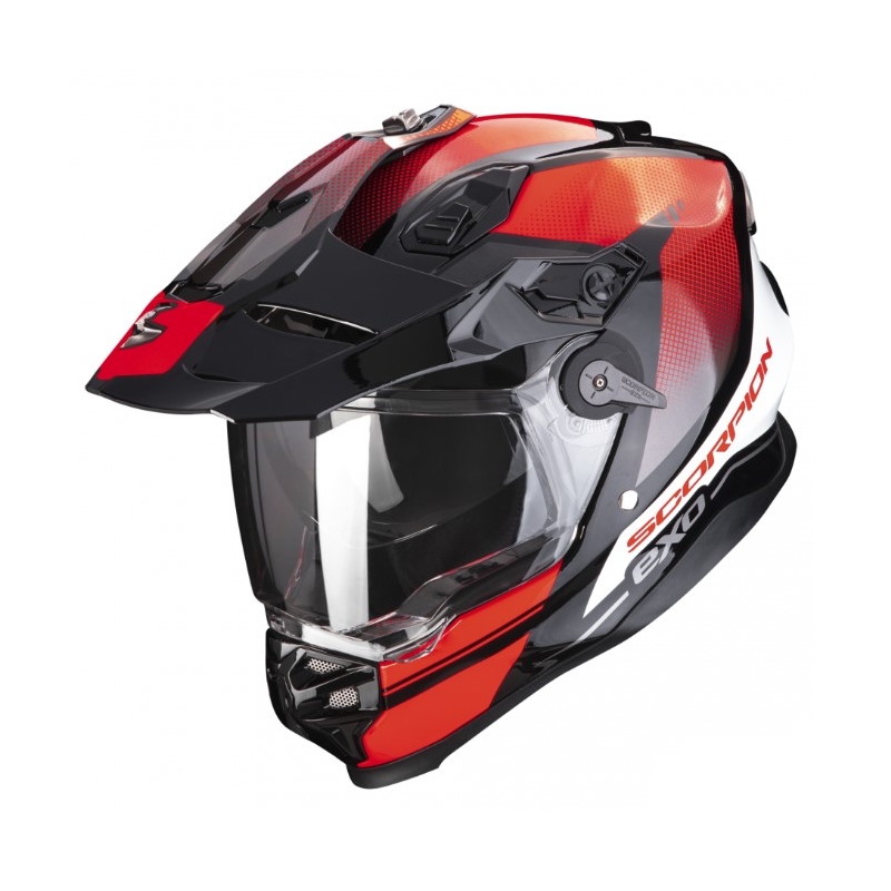 Casque moto enduro SCORPION ADF-9000 AIR Trail noir-rouge soldes