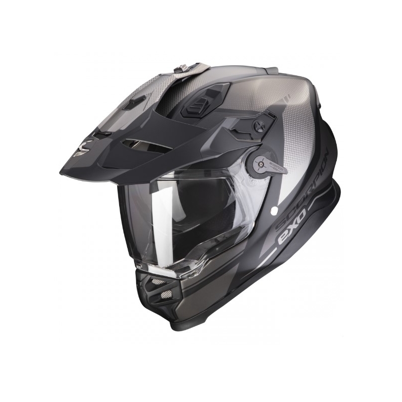 Casque moto enduro SCORPION ADF-9000 AIR Trail noir-argenté