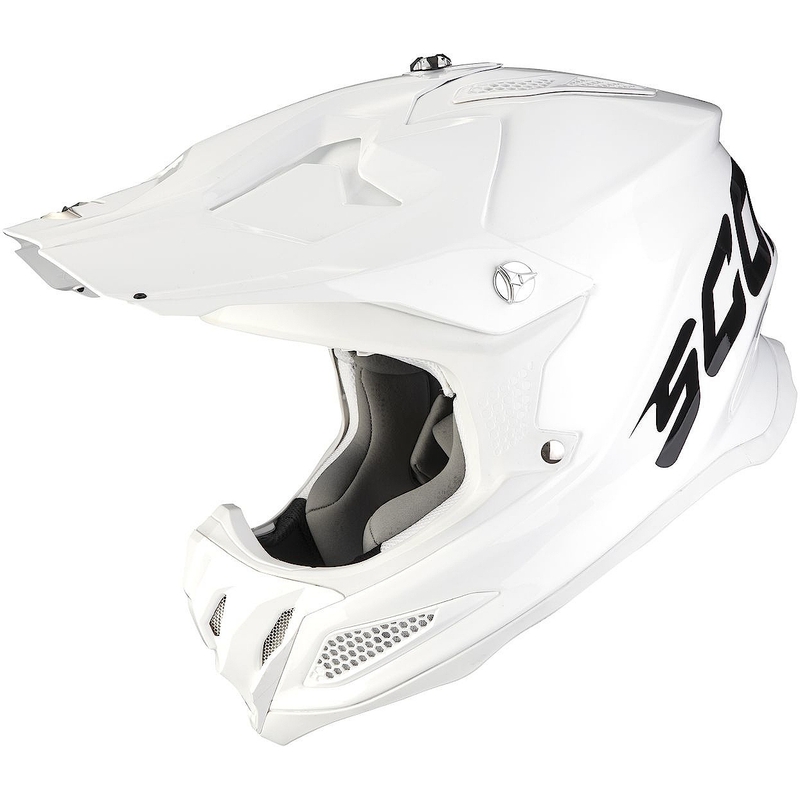 Casque de motocross Scorpion VX-22 Air Solid blanc