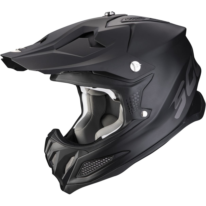 Casque de motocross Scorpion VX-22 Air Solid noir mat