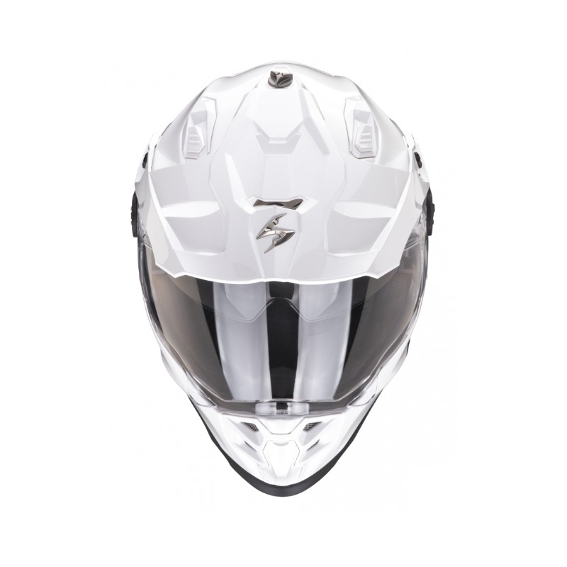 Casque moto enduro SCORPION ADF-9000 AIR Solid pearl white