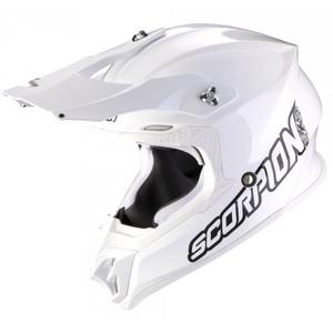 Casque de motocross Scorpion VX-16 EVO AIR Solid white