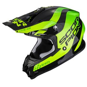 Casque de motocross Scorpion VX-16 EVO AIR SOUL noir-vert