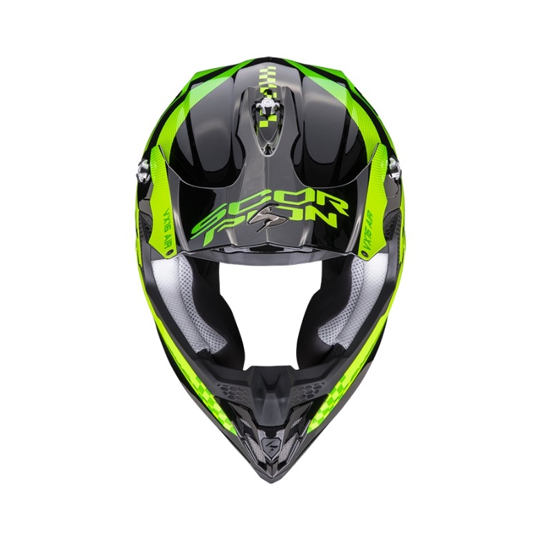 Casque de motocross Scorpion VX-16 EVO AIR SOUL noir-vert
