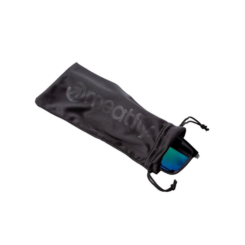 Lunettes de soleil Meatfly Juno 2 noires et vertes