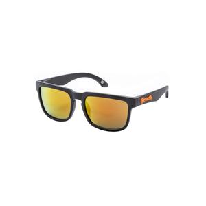 Lunettes de soleil Meatfly Memphis noir et orange