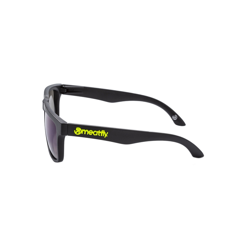 Lunettes de soleil Meatfly Memphis noires et bleues