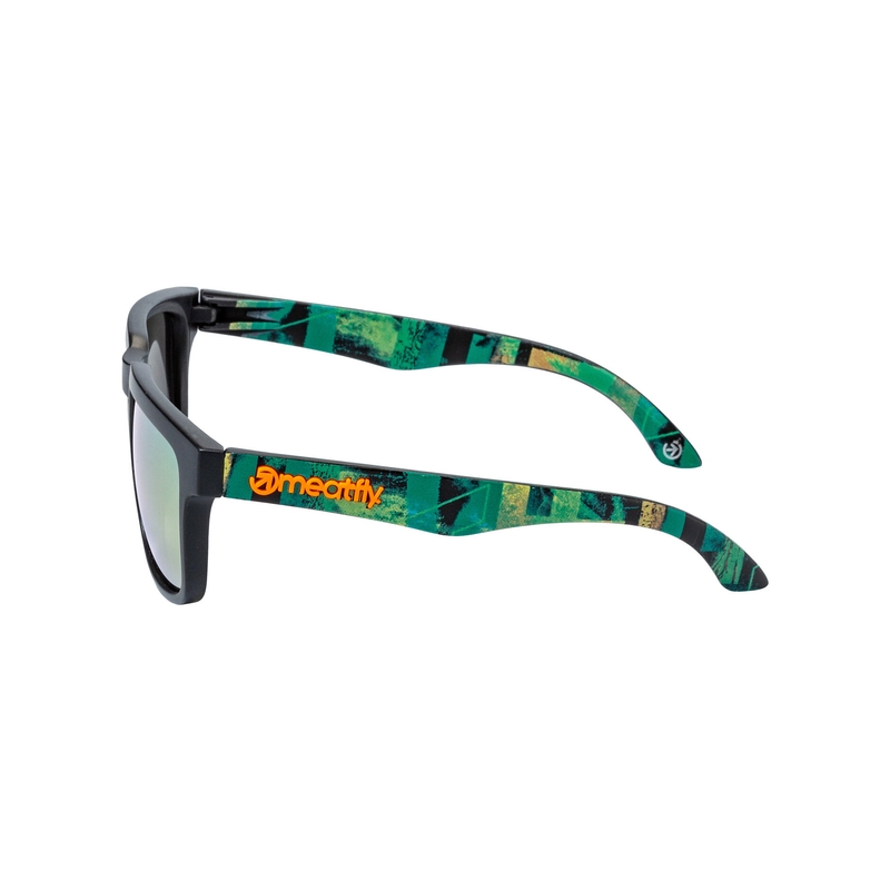 Meatfly Memphis Substance camo olive lunettes de soleil