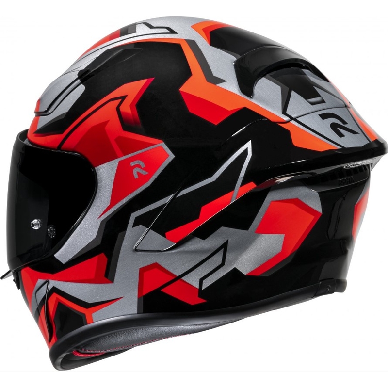 HJC RPHA 1 Nomaro MC1 noir-argent-rouge casque moto intégral