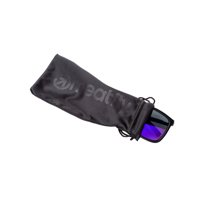 Lunettes de soleil Meatfly Juno 2 noir et violet