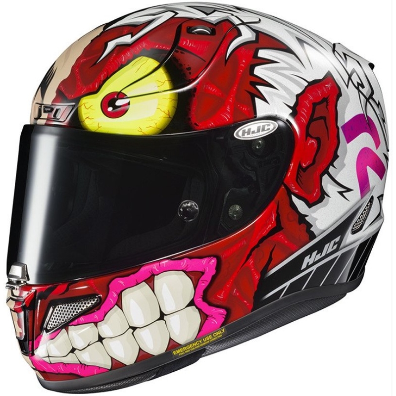 Casque moto intégral HJC RPHA 11 TWO FACE DC COMICS MC1SF multicolore