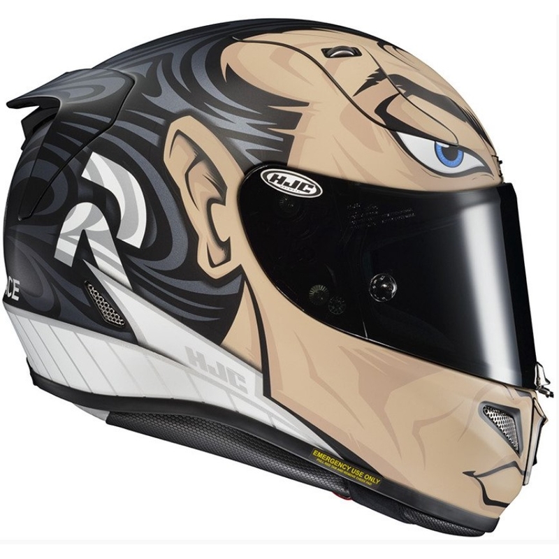 Casque moto intégral HJC RPHA 11 TWO FACE DC COMICS MC1SF multicolore