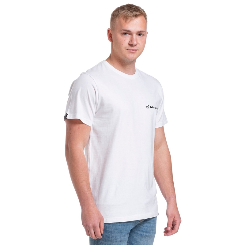 T-shirt Meatfly Sunset blanc