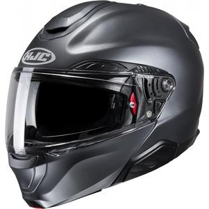 HJC RPHA 91 Solid casque moto semi-plat gris anthracite