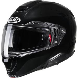 Casque moto modulable HJC RPHA 91 Solid noir métallisé
