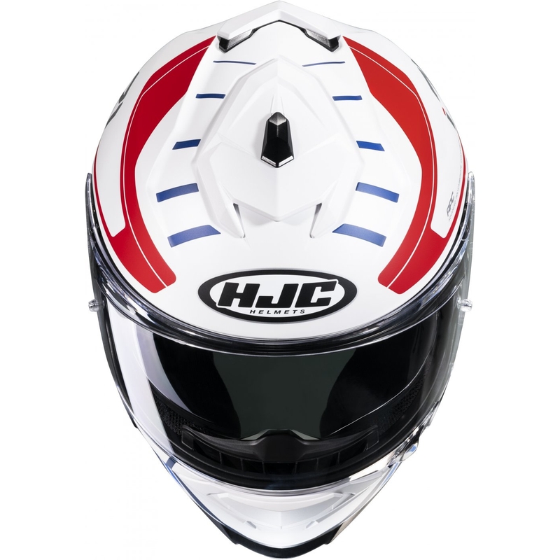 Casque moto intégral HJC i71 Simo MC21SF rouge-bleu-blanc