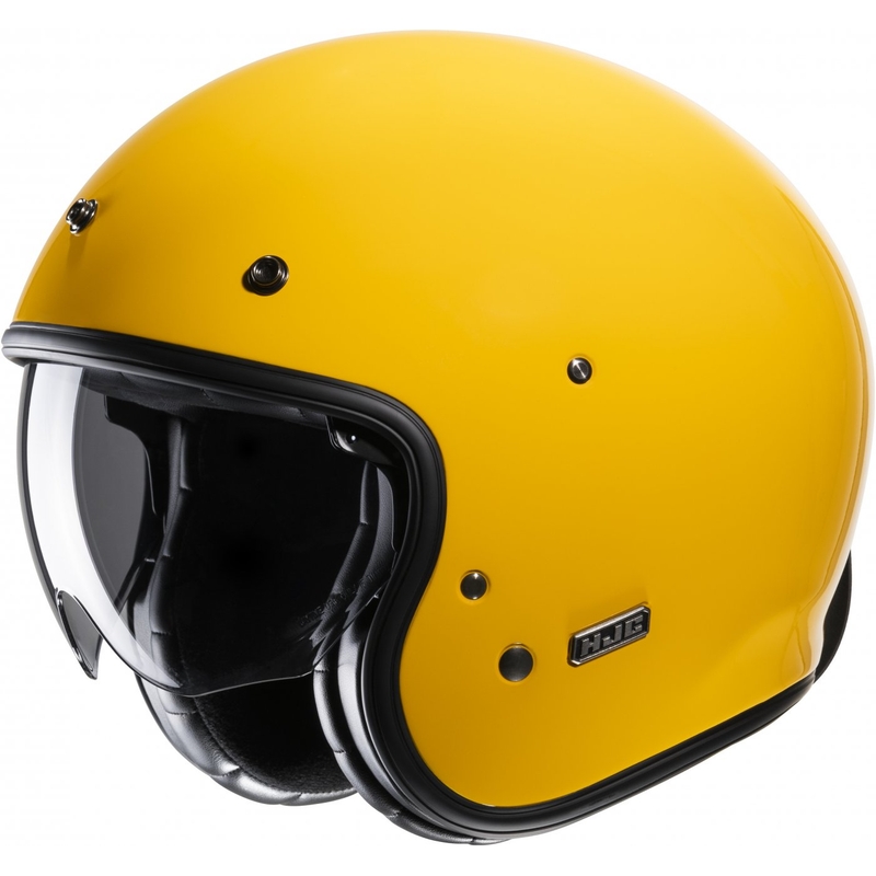 Casque moto ouvert HJC V31 Solid yellow