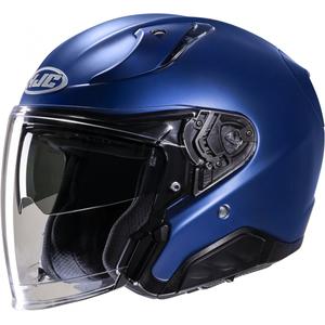 Casque moto ouvert HJC RPHA 31 Solid semi flat metallic blue