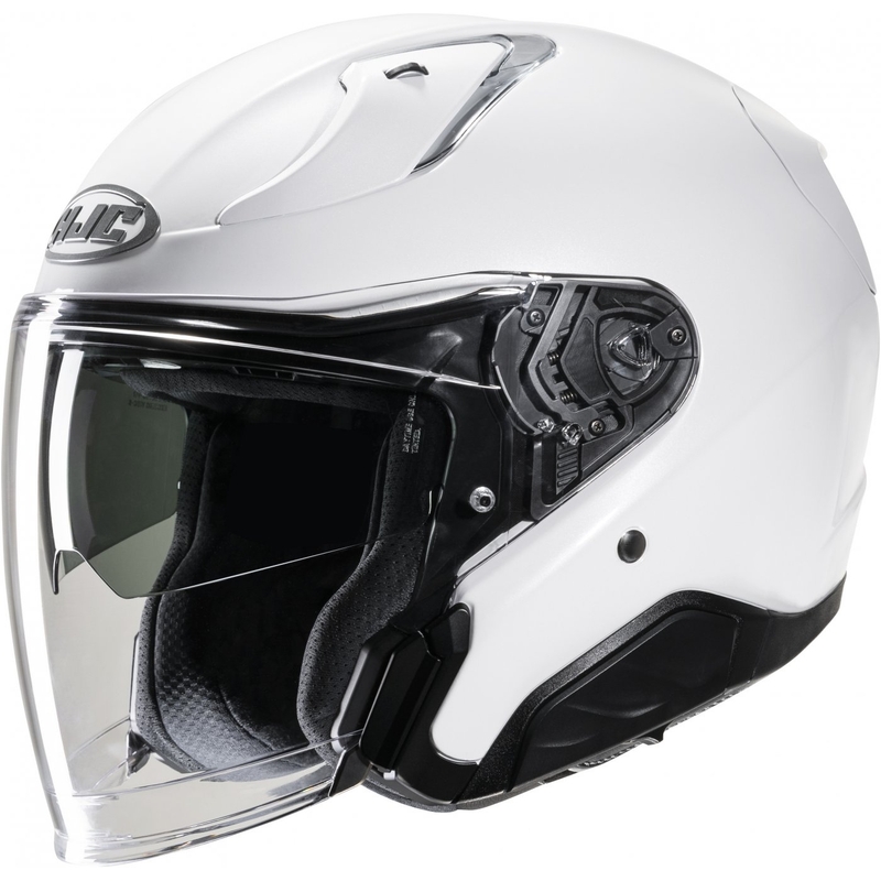Casque moto ouvert HJC RPHA 31 Solid pearl white