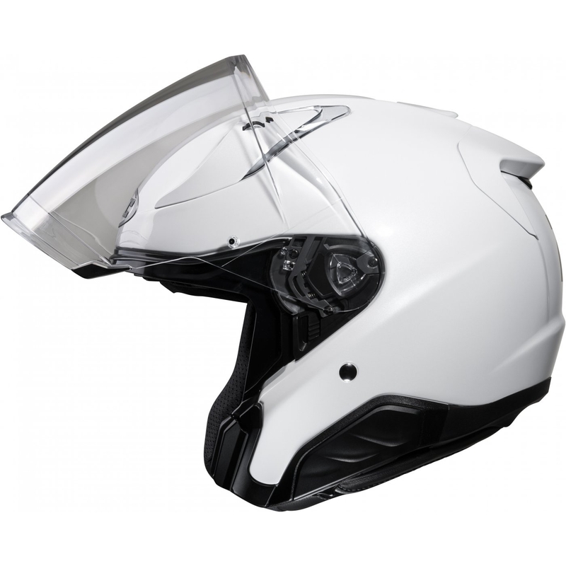 Casque moto ouvert HJC RPHA 31 Solid pearl white