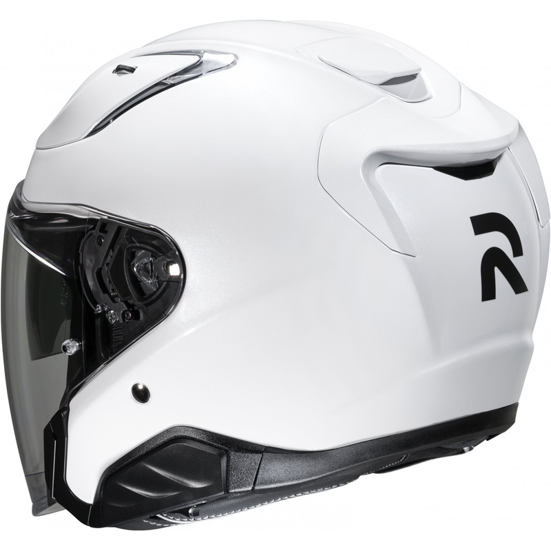 Casque moto ouvert HJC RPHA 31 Solid pearl white