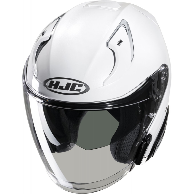 Casque moto ouvert HJC RPHA 31 Solid pearl white