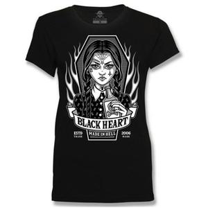 T-shirt femme Black Heart Wednesday