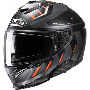 Casque moto intégral HJC i71 Simo MC6HSF noir-gris-orange