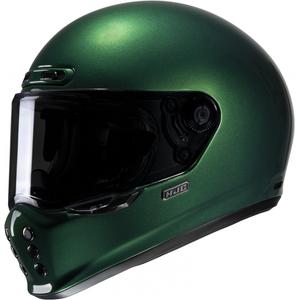Casque moto intégral HJC V10 Solid green