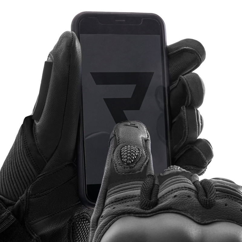 Gants de moto Rebelhorn Range Noirs