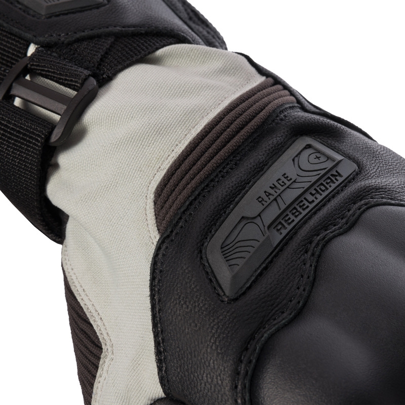 Gants de moto Rebelhorn Range noir-gris