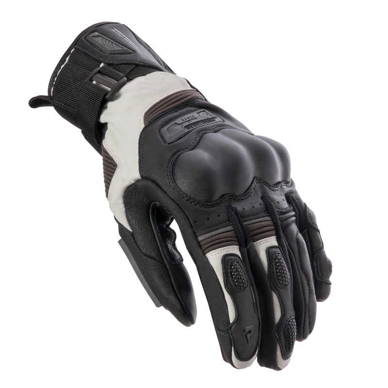 Gants de moto Rebelhorn Range noir-gris