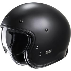 HJC V31 Solid casque moto ouvert semi-plat noir