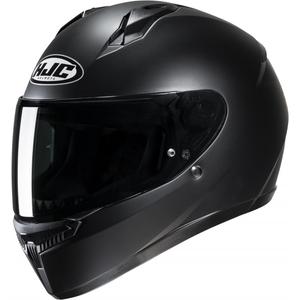 HJC C10 Solid casque moto semi plat intégral noir