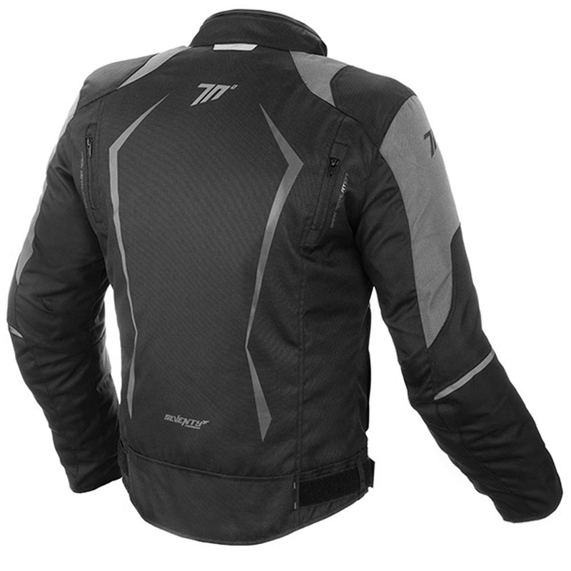 Veste moto SEVENTY DEGREES SD-JR47 noir-gris