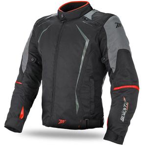 Veste moto SEVENTY DEGREES SD-JR47 noir-gris-rouge
