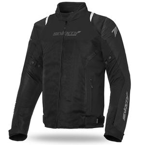 Veste moto SEVENTY DEGREES SD-JR48 noir soldes