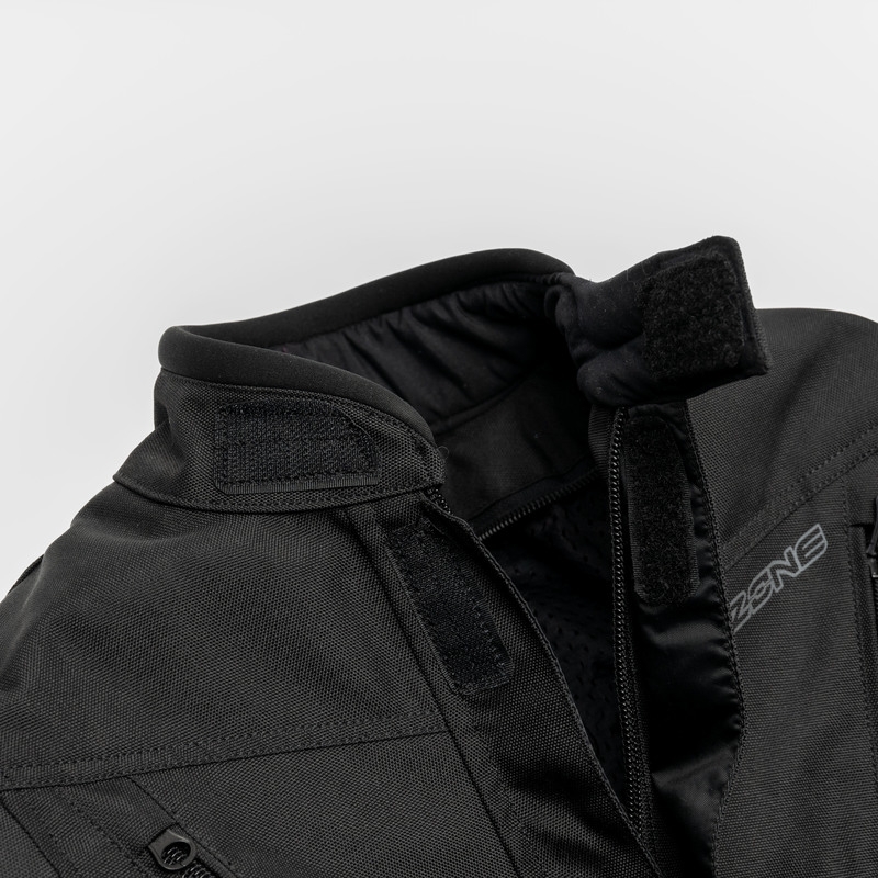 Blouson moto enfant Ozone Sahara noir