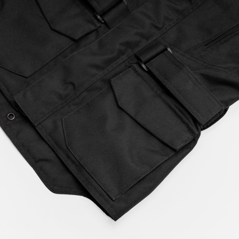 Blouson moto enfant Ozone Sahara noir