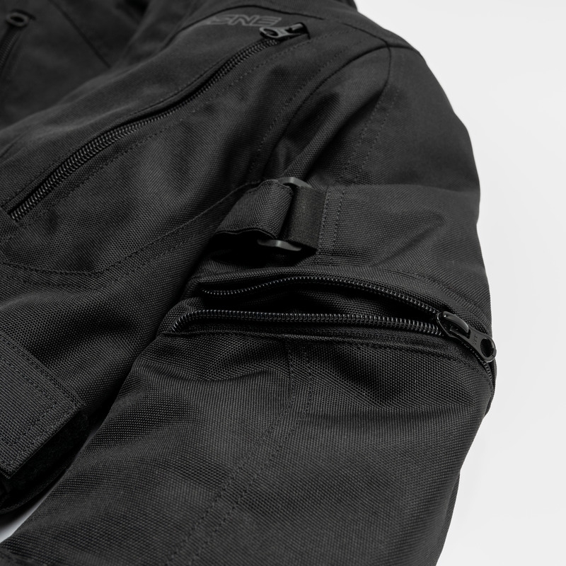 Blouson moto enfant Ozone Sahara noir