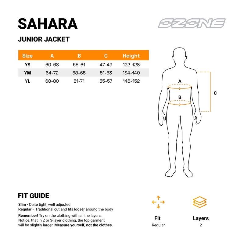 Blouson moto enfant Ozone Sahara noir