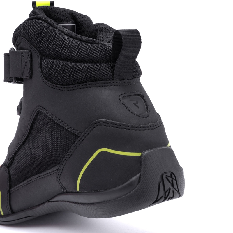 Bottes moto Rebelhorn Spark II noir-jaune fluo