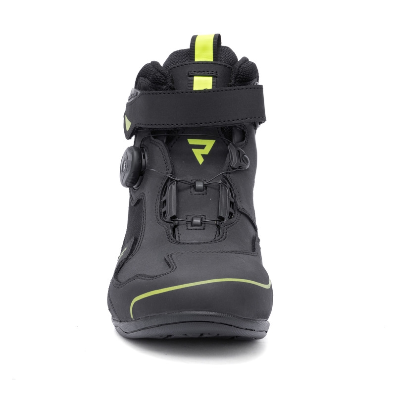 Bottes moto Rebelhorn Spark II noir-jaune fluo