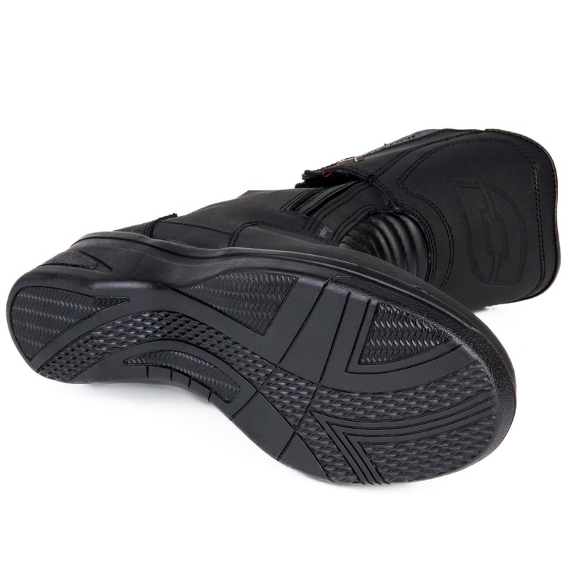 Bottes de moto Ozone Rapid Black Matte pour femmes