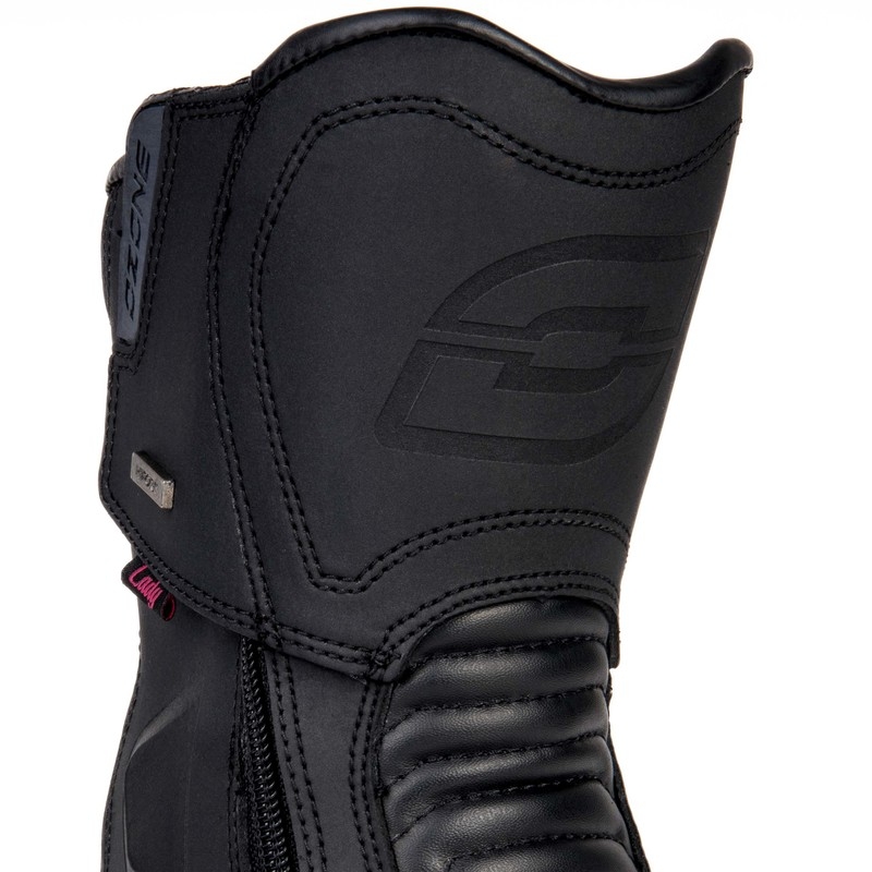 Bottes de moto Ozone Rapid Black Matte pour femmes