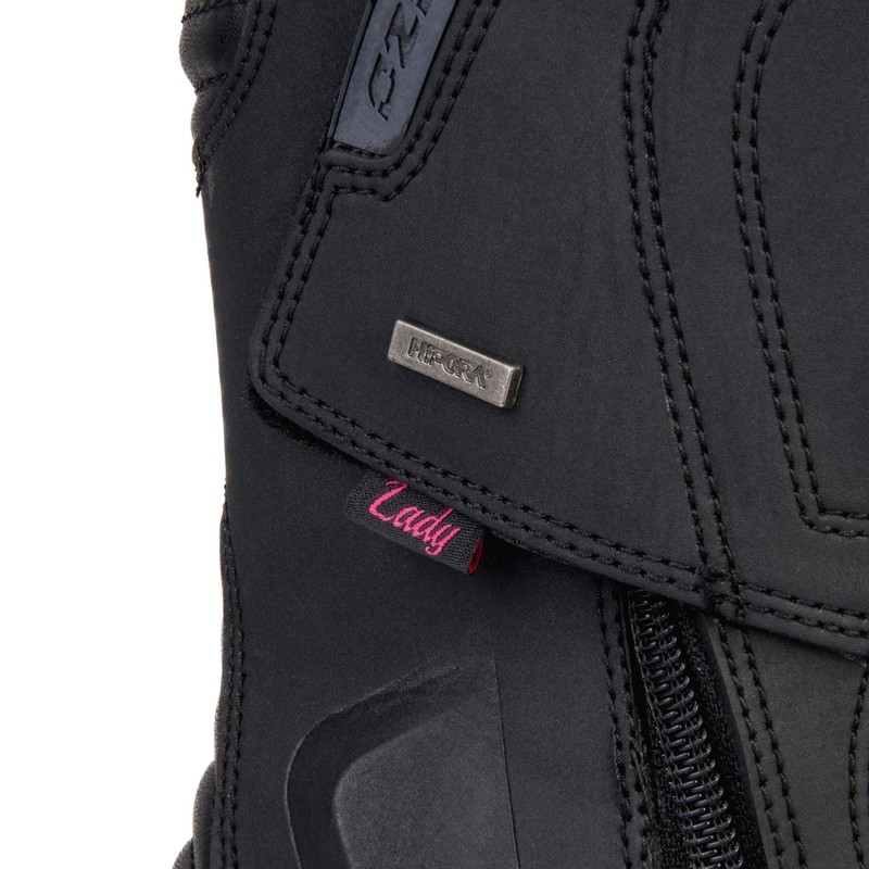 Bottes de moto Ozone Rapid Black Matte pour femmes