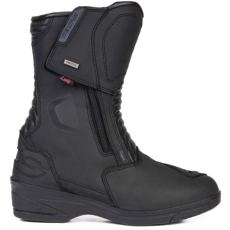 Bottes de moto Ozone Rapid Black Matte pour femmes